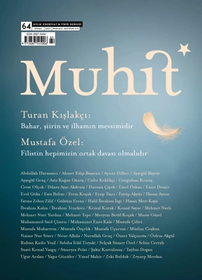 Muhit Dergisi Nisan Sayısında Turan Kışlakçı ve Mustafa Özelʼi Kapağa Taşıyor (Nisan, 2025)